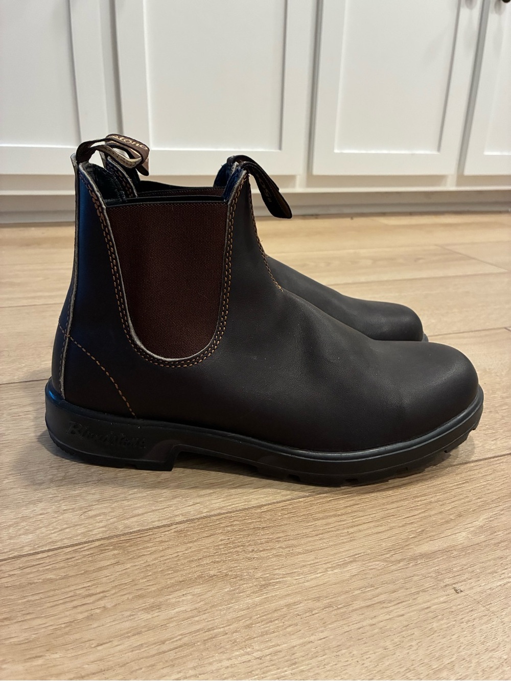 NEW Blundstone Men’s 500 Chelsea Boots Brown Leather Size 7.5/8.5 US